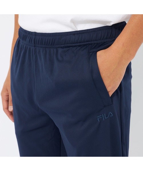 FILA(フィラ)の「FILA フィラ ブランド ロゴ ワンポイント メッシュ 微起毛 股下69cm ウエストゴム ロングパンツ ジャージパンツ スウェットパンツ(スウェットパンツ・メンズ・ブラック/チャコールグレー/ネイビー・M/LL/L)」の19枚目の写真