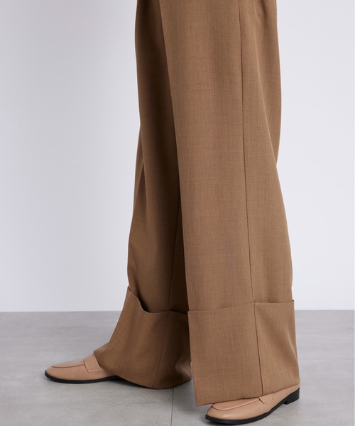 SETUP7（セットアップセブン）の「【SETUP7】ブロードロールアップパンツ trc（その他パンツ・レディース・チャコールグレー/カーキ/ブラウン・FREE）」の20枚目の写真