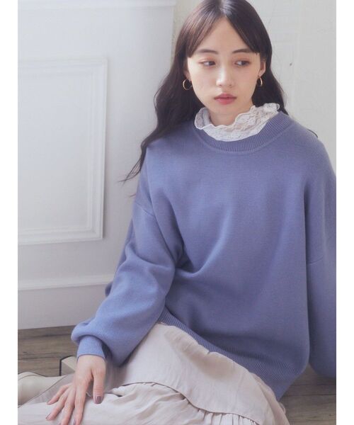 earth music&ecology（アースミュージックアンドエコロジー）の「あったかフェミニンインナー(レース)（インナーウェア/肌着・レディース・ブラック/オフホワイト/モカ・S/M）」の5枚目の写真