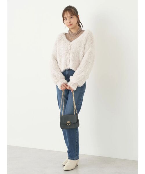 earth music&ecology（アースミュージックアンドエコロジー）の「あったかフェミニンインナー(レース)（インナーウェア/肌着・レディース・ブラック/オフホワイト/モカ・S/M）」の10枚目の写真