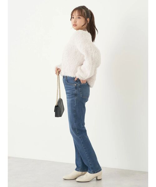 earth music&ecology（アースミュージックアンドエコロジー）の「あったかフェミニンインナー(レース)（インナーウェア/肌着・レディース・ブラック/オフホワイト/モカ・S/M）」の11枚目の写真