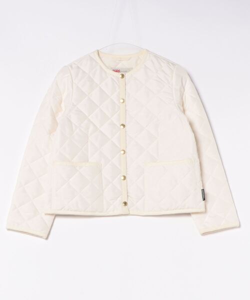 Traditional Weatherwear(トラディショナルウェザーウェア)の「ARKLEY(ノーカラージャケット・レディース・ブラック/カーキ/ベージュ/アイボリー・34/36)」の2枚目の写真