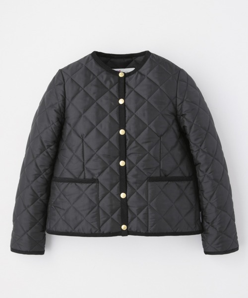 Traditional Weatherwear(トラディショナルウェザーウェア)の「ARKLEY(ノーカラージャケット・レディース・ブラック/カーキ/ベージュ/アイボリー・34/36)」の3枚目の写真