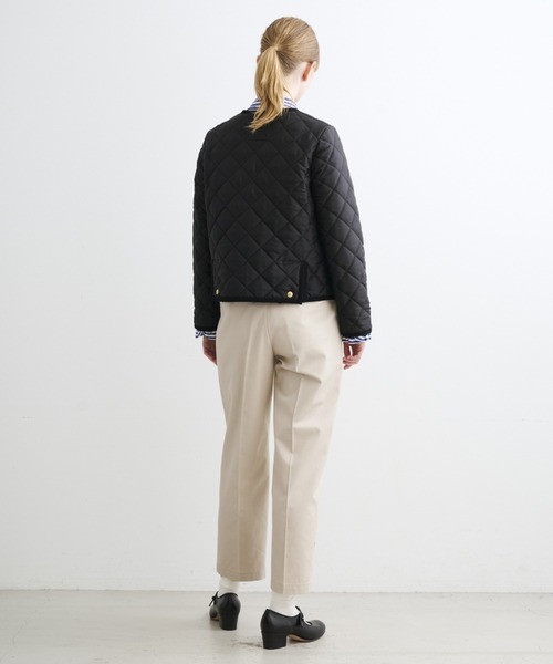 Traditional Weatherwear(トラディショナルウェザーウェア)の「ARKLEY(ノーカラージャケット・レディース・ブラック/カーキ/ベージュ/アイボリー・34/36)」の8枚目の写真