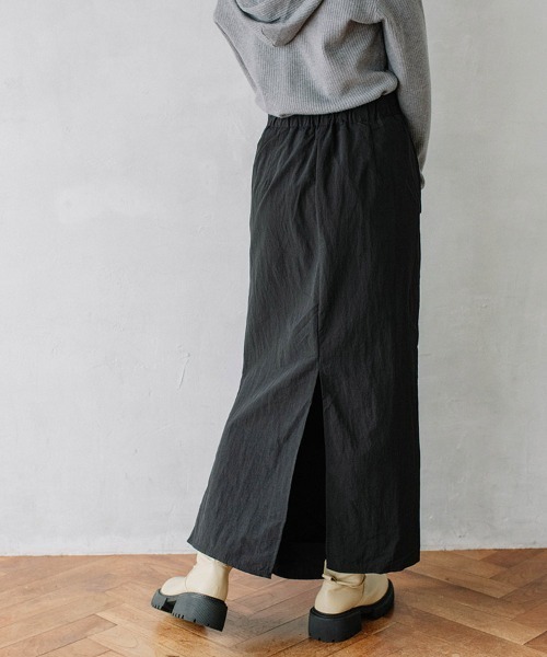 Flugge(フラッジー)の「back slit gather SK/バックスリットギャザースカート(スカート・レディース・ブラック/カーキ・FREE)」の11枚目の写真