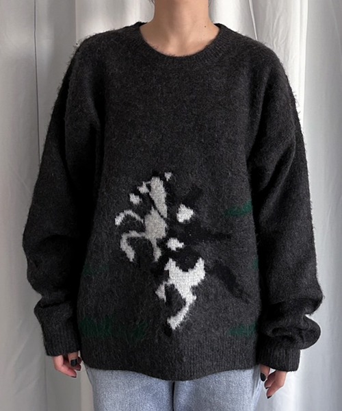 MUHET（ミュエータ）の「ホースジャガードニット（ニット