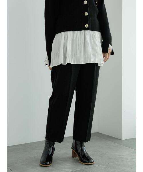 Te chichi(テチチ)の「タックパンツ(ドット/無地)(その他パンツ・レディース・ブラック/オフホワイト/グレー/ホワイト・F)」の9枚目の写真