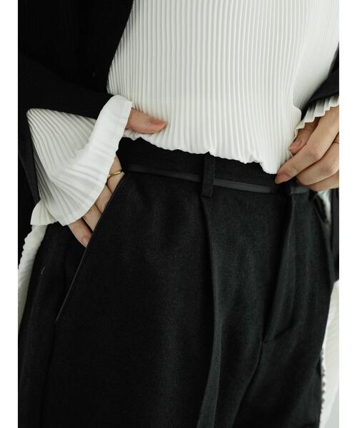 Te chichi(テチチ)の「タックパンツ(ドット/無地)(その他パンツ・レディース・ブラック/オフホワイト/グレー/ホワイト・F)」の10枚目の写真