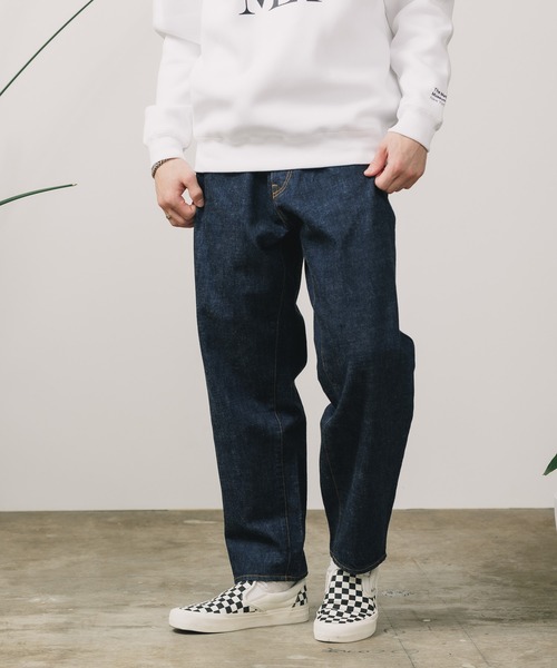 calee パンツ CALEE - VINTAGE REPRODUCT STRAIGHT DENIM PANTS (OW INDIGO