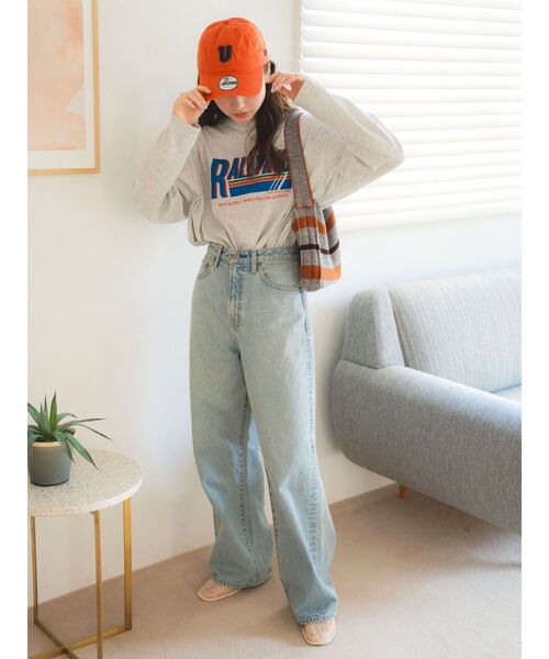 NEW ERA（ニューエラ）の「NEW ERA ロゴキャップ（キャップ・レディース・オレンジ/ブルー/ブラック/アイボリー・FREE）」の11枚目の写真