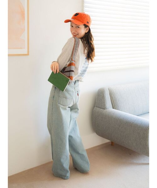 NEW ERA（ニューエラ）の「NEW ERA ロゴキャップ（キャップ・レディース・オレンジ/ブルー/ブラック/アイボリー・FREE）」の12枚目の写真