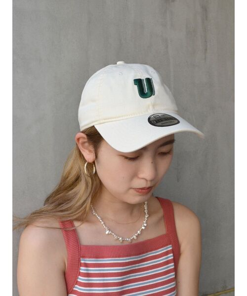 NEW ERA（ニューエラ）の「NEW ERA ロゴキャップ（キャップ・レディース・オレンジ/ブルー/ブラック/アイボリー・FREE）」の14枚目の写真