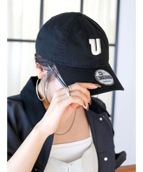 NEW ERA（ニューエラ）の「NEW ERA ロゴキャップ（キャップ・レディース・オレンジ/ブルー/ブラック/アイボリー・FREE）」の15枚目の写真