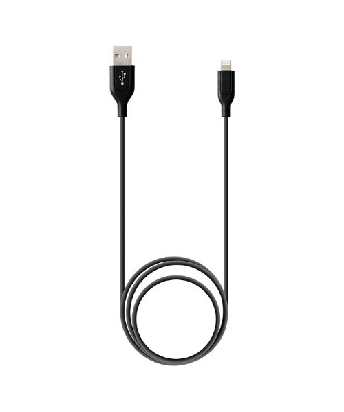 Hamee（ハミィ）の「【MFi取得品】Lightningケーブル シリコンケーブル 1m（スマホグッズ・レディース・ブラック/イエロー/ホワイト/パープル/ブルー/ピンク/グリーン・1M）」の3枚目の写真