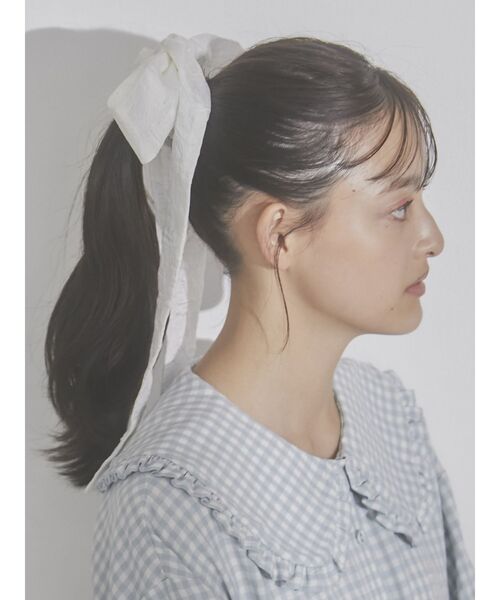 merry jenny（メリージェニー）の「ribbonシュシュ（シュシュ・レディース・ブラック/ピンク/オフホワイト・FREE）」の15枚目の写真