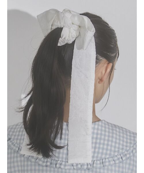 merry jenny（メリージェニー）の「ribbonシュシュ（シュシュ・レディース・ブラック/ピンク/オフホワイト・FREE）」の14枚目の写真