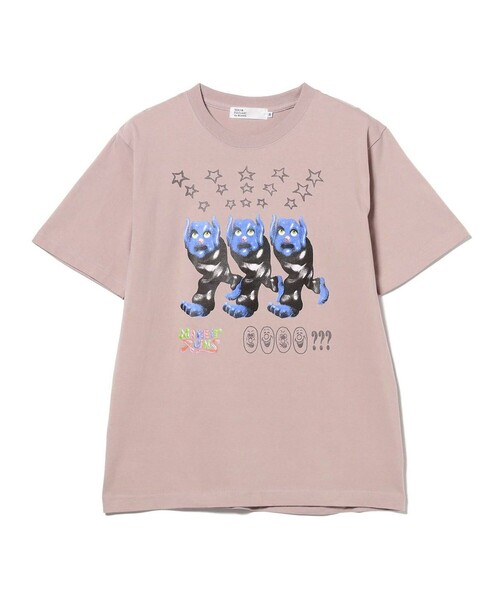 TOKYO CULTUART by BEAMS（トウキョウカルチャートバイビームス）の「nico ito / MAKE iT RUiNS Tee shirt（Tシャツ/カットソー・メンズ・ホワイト/ピンク・SMALL/MEDIUM/LARGE/X-LARGE）」の6枚目の写真