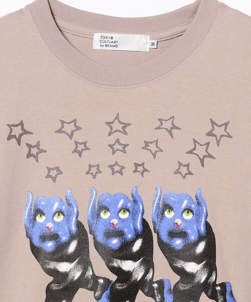 TOKYO CULTUART by BEAMS（トウキョウカルチャートバイビームス）の「nico ito / MAKE iT RUiNS Tee shirt（Tシャツ/カットソー・メンズ・ホワイト/ピンク・SMALL/MEDIUM/LARGE/X-LARGE）」の7枚目の写真