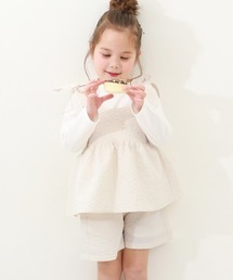 devirock | 3点セット ふくれジャガード セットアップ(長袖Tシャツ付き)(ワンピース)