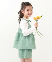 devirock（デビロック）の「3点セット ふくれジャガード セットアップ(長袖Tシャツ付き)（ワンピース）」