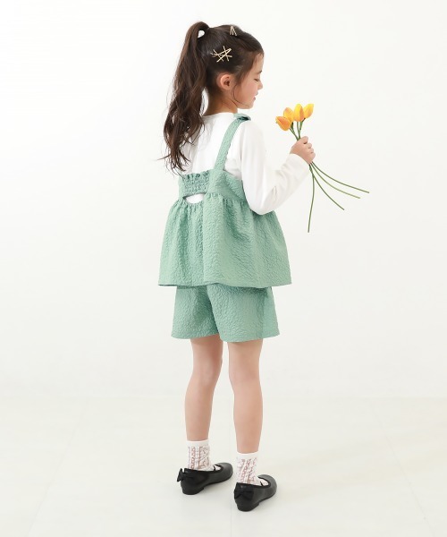 devirock(デビロック)の「3点セット ふくれジャガード セットアップ(長袖Tシャツ付き)(ワンピース・キッズ・その他3/その他2/その他1・150cm/120cm/160cm/130cm/110cm/100cm/140cm)」の7枚目の写真