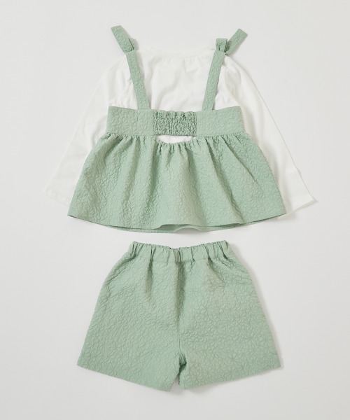 devirock(デビロック)の「3点セット ふくれジャガード セットアップ(長袖Tシャツ付き)(ワンピース・キッズ・その他3/その他2/その他1・150cm/120cm/160cm/130cm/110cm/100cm/140cm)」の15枚目の写真