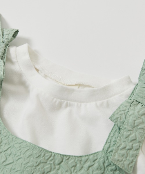 devirock(デビロック)の「3点セット ふくれジャガード セットアップ(長袖Tシャツ付き)(ワンピース・キッズ・その他3/その他2/その他1・150cm/120cm/160cm/130cm/110cm/100cm/140cm)」の16枚目の写真