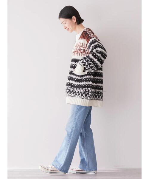 AMERICAN HOLIC（アメリカンホリック）の「フェアアイル柄ニットカーディガン（カーディガン/ボレロ・レディース・ブラウン・M/L）」の17枚目の写真