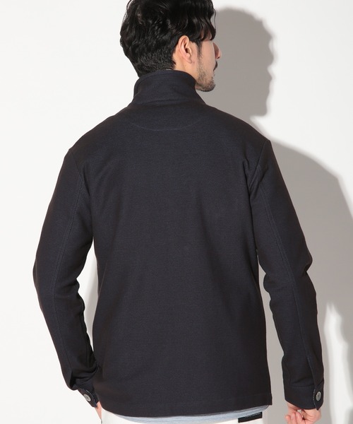 セール】ワイヤー入りハニカムスタンドカラージャケット