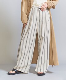 BEAUTY&YOUTH UNITED ARROWS | レーヨンシルクネップ 2タック ストライプ パンツ(その他パンツ)