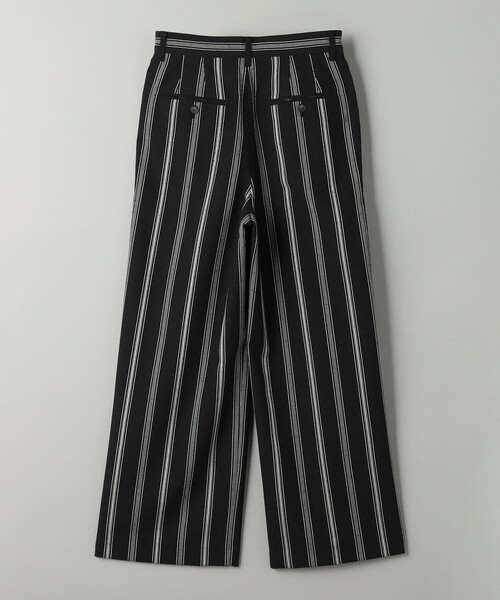 BEAUTY&YOUTH UNITED ARROWS(ビューティーアンドユースユナイテッドアローズ)の「レーヨンシルクネップ 2タック ストライプ パンツ(その他パンツ・レディース・オフホワイト/ブラック・S/M)」の10枚目の写真