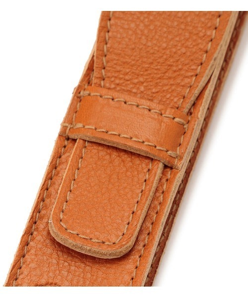 【新品未使用】IL BISONTE オレンジ レザー ペンケース 新品未使用】IL BISONTE オレンジ レザー ペンケース