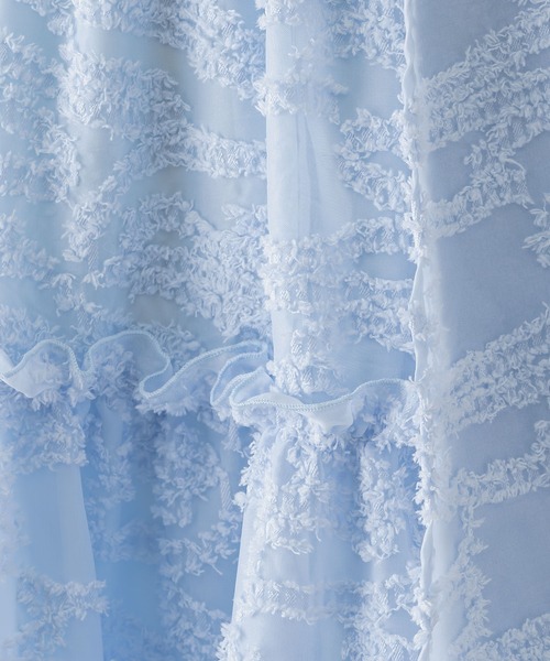 INTER FACTORY(インターファクトリー)の「ティアードフリルロングスカート made in INTER FACTORY(スカート・レディース・ホワイト/ブラック/ライトブルー・FREE)」の16枚目の写真