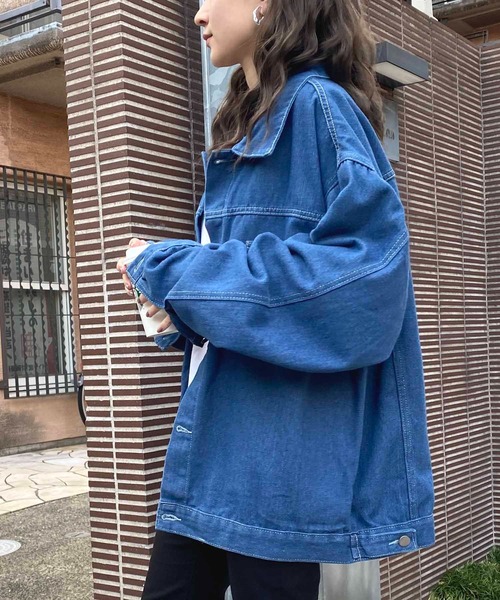 NANEA(ナネア)の「デニムジャケット(デニムジャケット・レディース・ブルー・LARGE/X-LARGE)」の21枚目の写真
