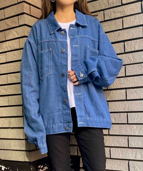 NANEA(ナネア)の「デニムジャケット(デニムジャケット・レディース・ブルー・LARGE/X-LARGE)」の13枚目の写真