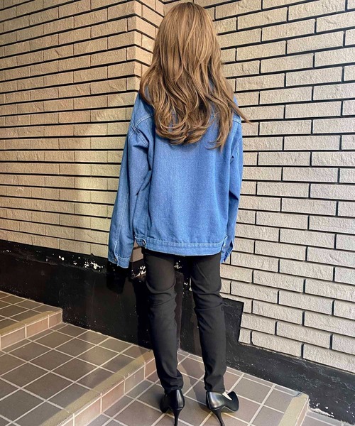 NANEA(ナネア)の「デニムジャケット(デニムジャケット・レディース・ブルー・LARGE/X-LARGE)」の8枚目の写真