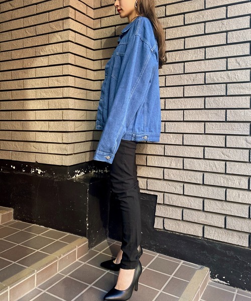 NANEA(ナネア)の「デニムジャケット(デニムジャケット・レディース・ブルー・LARGE/X-LARGE)」の9枚目の写真