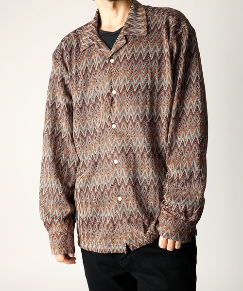 【セール】「INASTUDIOS SELECT」バルファスレース オープンシャツ（シャツ/ブラウス）｜INASTUDIOS ZOO（イーナストゥディオスズー）