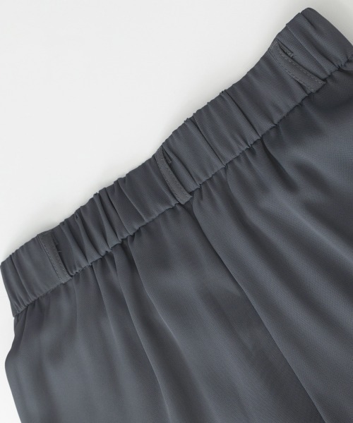 Miniministore（ミニミニストア）の「ワイドパンツ タック入り レディース（スラックス・レディース・ホワイト/ブラウン/ブラック/グレー・S/L/M）」の15枚目の写真