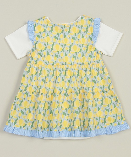 sense of wonder(センスオブワンダー)の「チューリップ柄ボディスーツセット(ロンパース・キッズ・レッド/ブルー・70-80cm)」の11枚目の写真