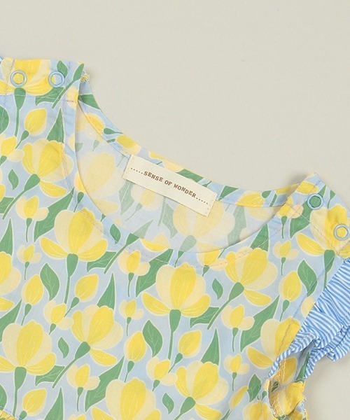 sense of wonder(センスオブワンダー)の「チューリップ柄ボディスーツセット(ロンパース・キッズ・レッド/ブルー・70-80cm)」の13枚目の写真