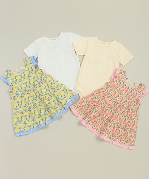 sense of wonder(センスオブワンダー)の「チューリップ柄ボディスーツセット(ロンパース・キッズ・レッド/ブルー・70-80cm)」の10枚目の写真