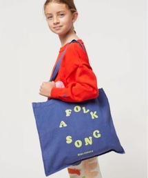A Folk Song blue tote bag