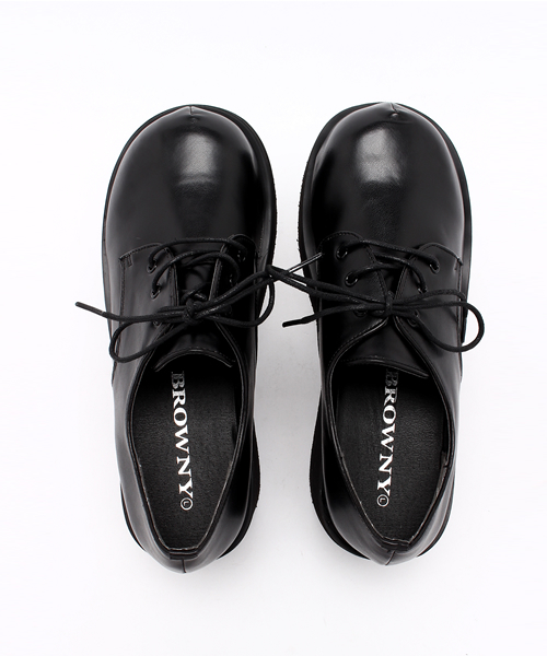 WEGO（ウィゴー）の「WEGO/ボリュームソールシューズ（ドレスシューズ・レディース・ホワイト/ブラック系その他/ブラック・MEDIUM/LARGE）」の13枚目の写真