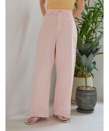 Ungrid | ハイウエストカラールーズデニム(デニムパンツ)