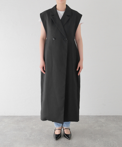 ジャケット・アウター CLANE DOUBLE BREASTED GILET CLANE（クラネ）の「【CLANE/クラネ】DOUBLE BREASTED GILET