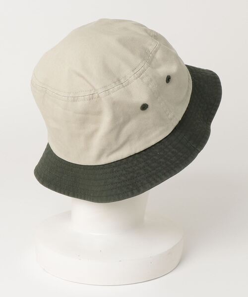 Dickies(ディッキーズ)の「【Dickies】 EX ICON TWO TONE BUCKET HAT(ハット・レディース・ホワイト/モスグリーン/ベージュ/ブラック・FREE)」の5枚目の写真