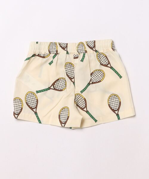 Mini Rodini（ミニロディーニ）の「mini rodini / テニス総柄ショートパンツ（その他パンツ・キッズ・オフホワイト・104/110/92/98/80/86/116/122）」の6枚目の写真