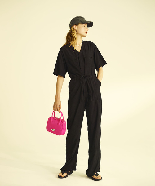 OUTDOOR PRODUCTS Usual Things（アウトドアプロダクツユージュアルシングス）の「CUBE BAG（ハンドバッグ・レディース・ブルー系その他/イエロー/グリーン/ピンク/ブラック・FREE）」の20枚目の写真