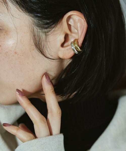 TODAYFUL（トゥデイフル）の「TODAYFUL　Round Hoop Earcuff ラウンドフープイヤーカフ/12990911（イヤーカフ・レディース・ゴールド/シルバー・ONE SIZE）」の6枚目の写真